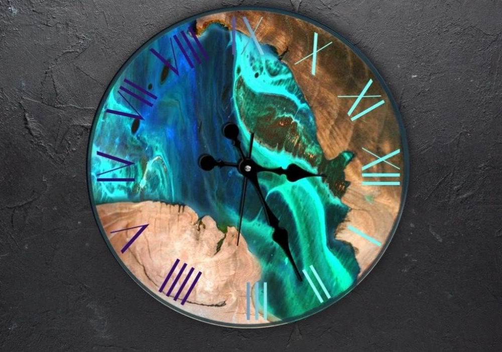 Configura il tuo tavolo resina e legno su misura - personalizza essenza di legno e resina